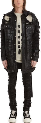 Rick Owens DRKSHDW FW22 男士黑色原边纽扣拉链牛仔裤 DU02B4364SBFLS-09 Purchase Rick Owens DRKSHDW FW22 男士黑色原边纽扣拉链牛仔裤 DU02B4364SBFLS-09