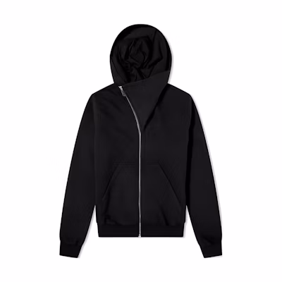 Rick Owens DRKSHDW FW22 Black Zipper Hoodie Jacket Casual Wear DS02B4236F-09