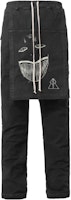 Rick Owens DRKSHDW FW22 Graffiti Print Drawstring Denim Pants Black . DU02B4370SBBEP7-908 Rick Owens DRKSHDW FW22 Graffiti Print Drawstring Denim Pants Black . DU02B4370SBBEP7-908
