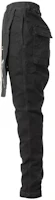 Shop Rick Owens DRKSHDW FW22 塗鴉印花抽繩牛仔褲 黑色。 DU02B4370SBBEP7-908