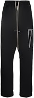 Rick Owens DRKSHDW FW22 Graphic Print Straight-Leg Pants Black DU02B4377MUEH-109 Rick Owens DRKSHDW FW22 Graphic Print Straight-Leg Pants Black DU02B4377MUEH-109