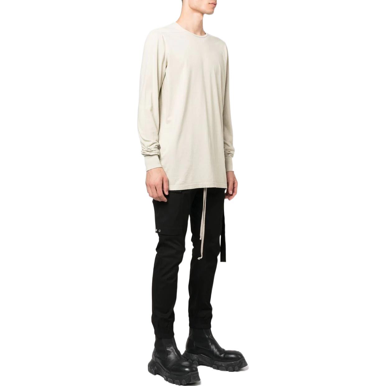Purchase Rick Owens DRKSHDW FW22 Ivory Crewneck Pullover Lengan Panjang Pria. DU02B4260RN-08