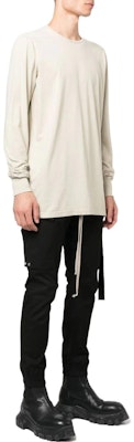 Rick Owens DRKSHDW FW22 Ivory Crewneck Pullover Lengan Panjang Pria. DU02B4260RN-08 Purchase Rick Owens DRKSHDW FW22 Ivory Crewneck Pullover Lengan Panjang Pria. DU02B4260RN-08