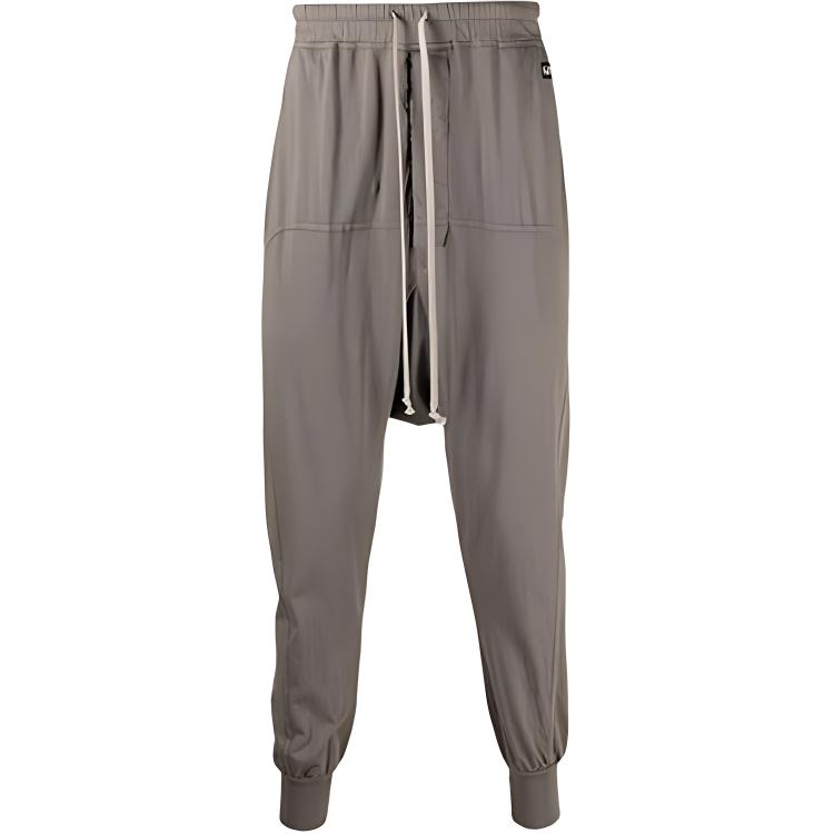 Order 瑞克欧文斯DRKSHDW FW22宽松版标志抽绳裤棕色 DU21S2395RN-34