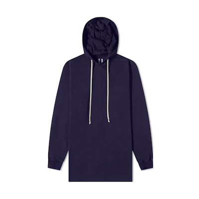 Rick Owens DRKSHDW FW22 Plain Purple Hoodie Long Sleeve DU01C6285RN-06