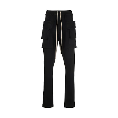 Rick Owens DRKSHDW FW22 Solid Pocket Long Pants Black. DU02B4376SBB-09