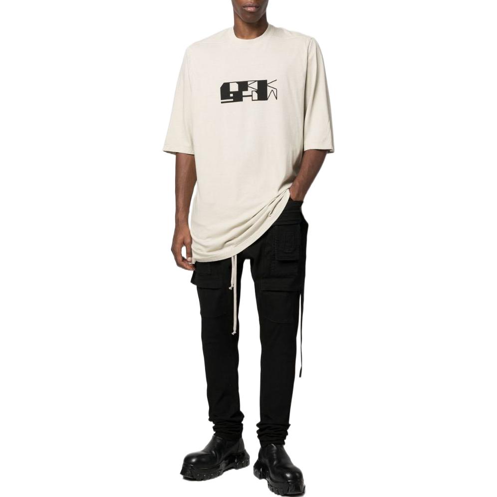Lookbook Rick Owens DRKSHDW FW22 纯色长裤 黑色. DU02B4376SBB-09