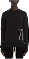 Rick Owens DRKSHDW FW22 Solid Print Long Sleeve Tee Black DU02B4271RIGEH1-09 Rick Owens DRKSHDW FW22 Solid Print Long Sleeve Tee Black DU02B4271RIGEH1-09