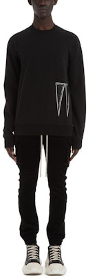 Rick Owens DRKSHDW FW22 黑色长袖T恤 固体印花 DU02B4271RIGEH1-09 Lookbook Rick Owens DRKSHDW FW22 黑色长袖T恤 固体印花 DU02B4271RIGEH1-09