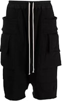 Rick Owens DRKSHDW FW23 Black Drawstring Casual Shorts. DU02C5382-F-09 Rick Owens DRKSHDW FW23 Black Drawstring Casual Shorts. DU02C5382-F-09