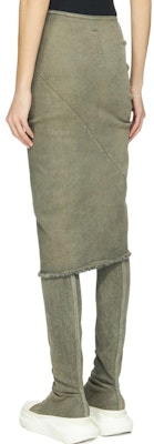 Rick Owens DRKSHDW FW23 灰褶皱修身牛仔中长裙 DS02C5341SDMP-38 Lookbook Rick Owens DRKSHDW FW23 灰褶皱修身牛仔中长裙 DS02C5341SDMP-38