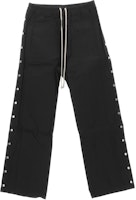 Rick Owens DRKSHDW FW23 Luxor Pusher Cotton Twill Straight-Leg Pants Black Mens. DU02C5393TW-09 Rick Owens DRKSHDW FW23 Luxor Pusher Cotton Twill Straight-Leg Pants Black Mens. DU02C5393TW-09