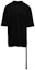 Order Rick Owens DRKSHDW FW23纯色宽松版黑色圆领T恤 DU02C5274RNET1-09