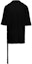Lookbook Rick Owens DRKSHDW FW23纯色宽松版黑色圆领T恤 DU02C5274RNET1-09