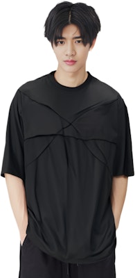 Rick Owens DRKSHDW FW23纯色宽松版黑色圆领T恤 DU02C5274RNET1-09 Shop Rick Owens DRKSHDW FW23纯色宽松版黑色圆领T恤 DU02C5274RNET1-09