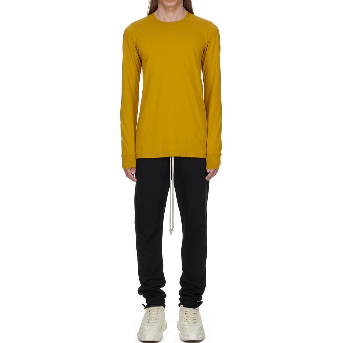 Shop Rick Owens DRKSHDW FW24 黑色弹力腰休闲裤 侧袋设计 DU02D2392RIG-09