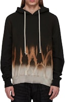 Rick Owens DRKSHDW FW24 Black Graphic Hoodie Long Sleeve Sweater. DU02D2282FSUN-0983 Rick Owens DRKSHDW FW24 Black Graphic Hoodie Long Sleeve Sweater. DU02D2282FSUN-0983