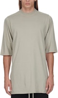Rick Owens DRKSHDW FW24 Loose-Fit Ribbed Crewneck Tee Pearl Color. DU02D2274RN-08 Rick Owens DRKSHDW FW24 Loose-Fit Ribbed Crewneck Tee Pearl Color. DU02D2274RN-08