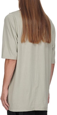Rick Owens DRKSHDW FW24 Camiseta Cuello Redondo Holgada en Color Perla. DU02D2274RN-08 Lookbook Rick Owens DRKSHDW FW24 Camiseta Cuello Redondo Holgada en Color Perla. DU02D2274RN-08
