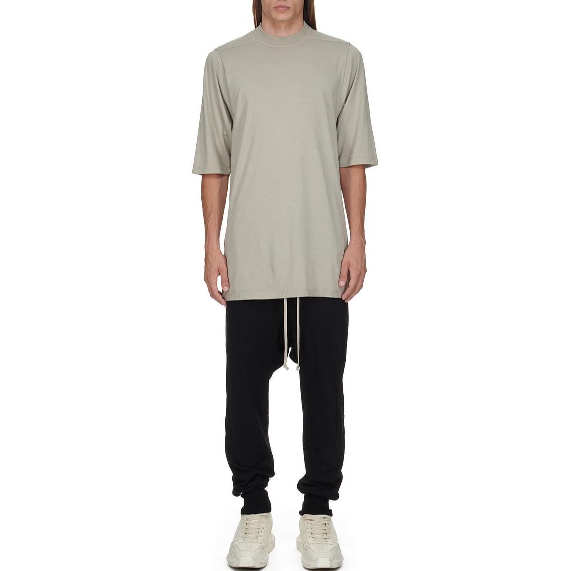 Shop 里克·欧文斯DRKSHDW FW24宽松版罗纹圆领T恤珍珠色. DU02D2274RN-08