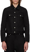Rick Owens DRKSHDW FW24 Black Long-Sleeve Jacket with Lapel Pockets DL02D4788HBLKJP-09 Rick Owens DRKSHDW FW24 Black Long-Sleeve Jacket with Lapel Pockets DL02D4788HBLKJP-09