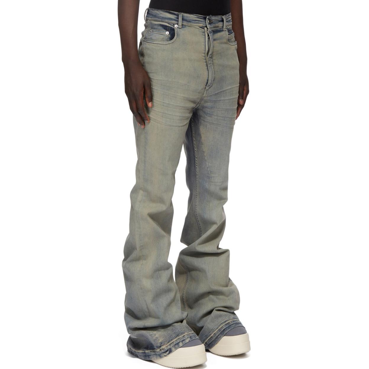 Purchase Rick Owens DRKSHDW FW24 高腰修身牛仔褲 天藍 男士牛仔褲 DU02D2365SKY-46