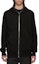 Buy Rick Owens DRKSHDW FW24男士黑色宽松连帽拉链卫衣 DU02D2283F-09