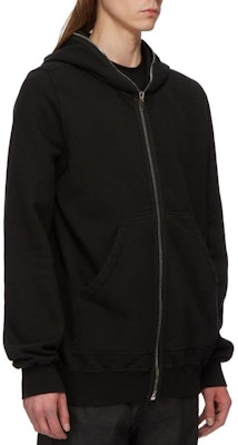 Rick Owens DRKSHDW FW24男士黑色宽松连帽拉链卫衣 DU02D2283F-09 Details for Rick Owens DRKSHDW FW24男士黑色宽松连帽拉链卫衣 DU02D2283F-09