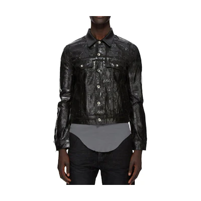 Rick Owens DRKSHDW FW24 Single-Breasted Regular Fit Jacket Black DU02D2751BMC-09