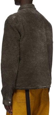 Rick Owens DRKSHDW FW24 男士深灰色软拉链口袋棉夹克 DU02D2783MO-34 Lookbook Rick Owens DRKSHDW FW24 男士深灰色软拉链口袋棉夹克 DU02D2783MO-34