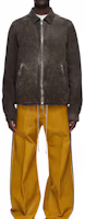 Shop Rick Owens DRKSHDW FW24 軟拉鍊口袋棉外套 男款深灰色 DU02D2783MO-34