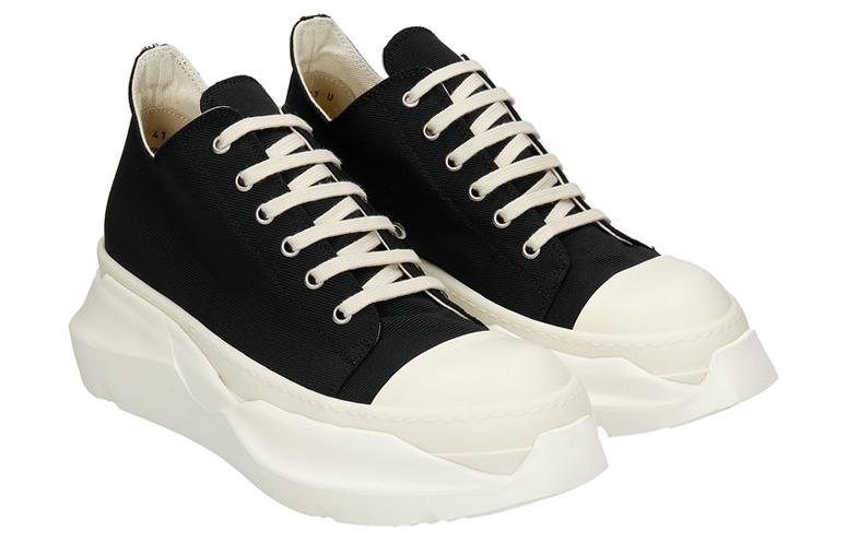 Lookbook 瑞克欧文斯 客西马尼 抽象低帮休闲板鞋 黑色