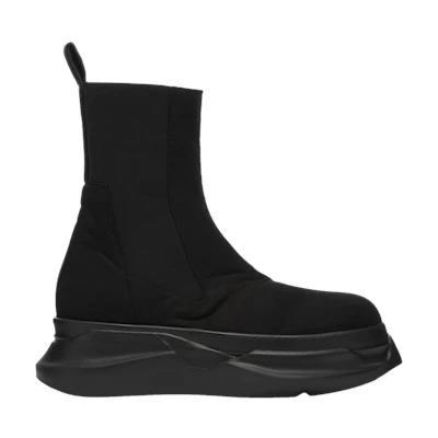 Rick Owens DRKSHDW Gethsemane Beatle Abstract Boots 'Triple Black'