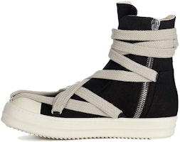 Rick Owens DRKSHDW Hexa High Black Pearl Milk Fat Lace DU02C5805DOW2-9811 Rick Owens DRKSHDW Hexa High Black Pearl Milk Fat Lace DU02C5805DOW2-9811
