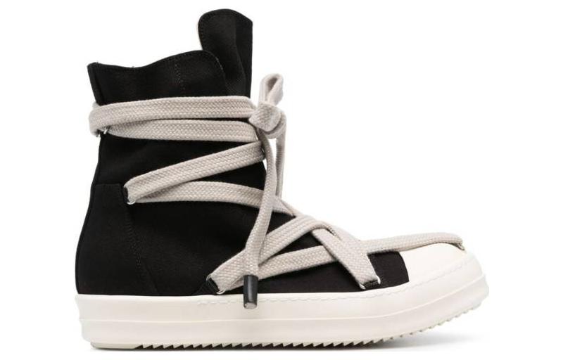Order "Rick Owens DRKSHDW Hexa High Black Pearl Milk Fat Lace" DU02C5805DOW2-9811