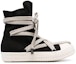 Order Rick Owens DRKSHDW Hexa High Hitam Mutiara Susu Tali Kasut Tebal DU02C5805DOW2-9811
