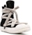 Rick Owens DRKSHDW Hexa High Hitam Mutiara Susu Tali Kasut Tebal DU02C5805DOW2-9811