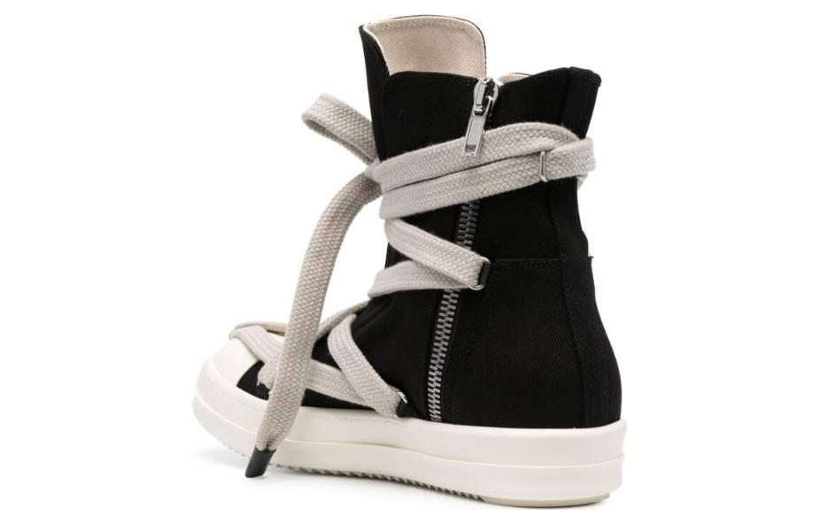Shop "Rick Owens DRKSHDW Hexa High Black Pearl Milk Fat Lace" DU02C5805DOW2-9811