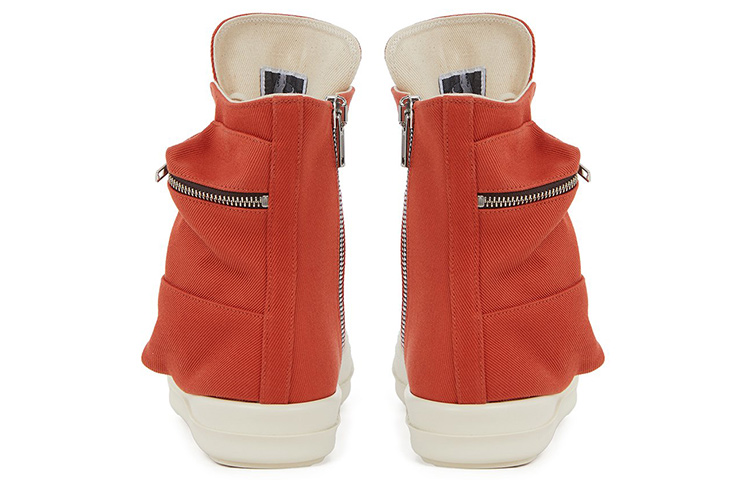 Shop Rick Owens DRKSHDW Hi-Top Sneakers 'Orange Comfort Thick Sole' DU01B7801DM-5311