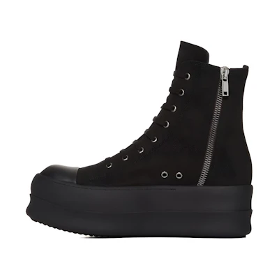 Rick Owens DRKSHDW High-Top 'Black Canvas'