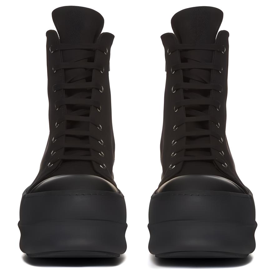 Rick Owens DRKSHDW High-Top 'Black Canvas' 圖 3