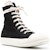 Rick Owens DRKSHDW High-Top 'Black Comfort' Lelaki Kasut Hitam Tinggi. DU02C5800DOES1-911