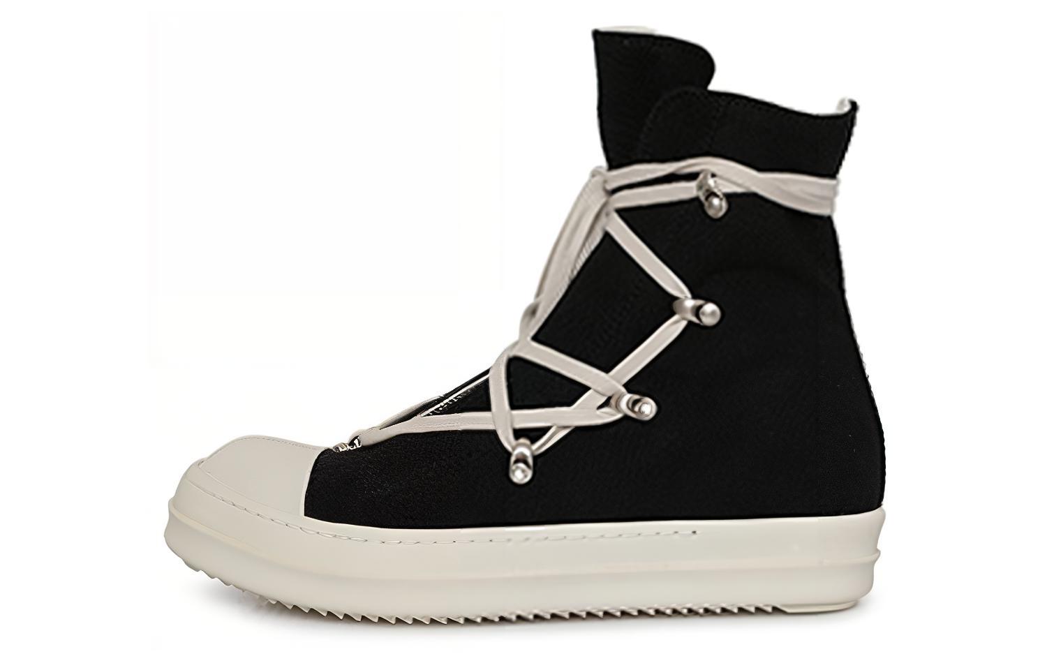 Rick Owens DRKSHDW High-Top 'Black White'