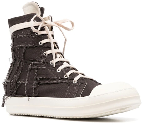 Rick Owens DRKSHDW High-Top 'Distressed Denim Brown' DU01C6807SLASH-7811 Order Rick Owens DRKSHDW High-Top 'Distressed Denim Brown' DU01C6807SLASH-7811