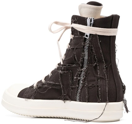 Rick Owens DRKSHDW High-Top 'Distressed Denim Brown' DU01C6807SLASH-7811 Lookbook Rick Owens DRKSHDW High-Top 'Distressed Denim Brown' DU01C6807SLASH-7811