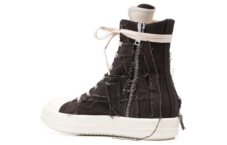 Lookbook Rick Owens DRKSHDW Hautes ''Denim Marron Usé'' DU01C6807SLASH-7811