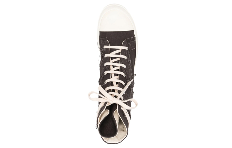 Shop Rick Owens DRKSHDW Hautes ''Denim Marron Usé'' DU01C6807SLASH-7811
