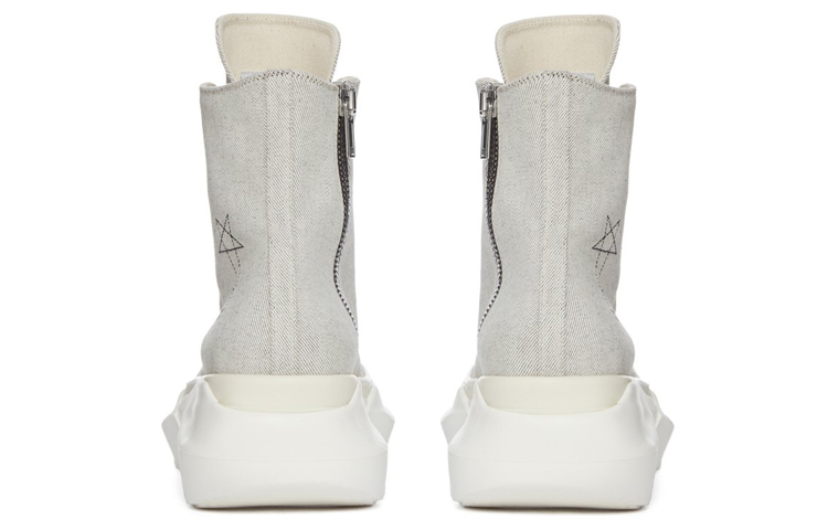 Shop リック オウエンス DRKSHDW ハイカットデニム (グレー) DU01C6840MMDEM4-51911