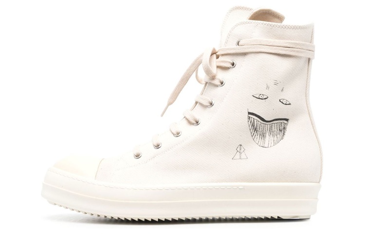 Rick Owens DRKSHDW High-Top 'White Fashion' DU02B4800DQEP7210-911
