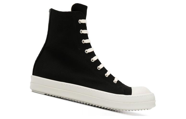 Order Rick Owens DRKSHDW High-Top Canvas Sneakers 'Black' DU20S5800CTEH4-09